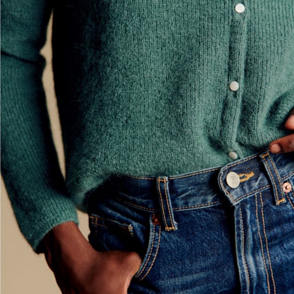 Sézane Gaspard Cardigan Sage - Size S - Picture 2 of 4